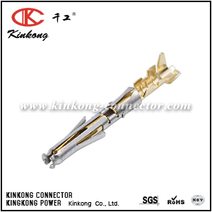 SS20W1F SOCKET CONTACT, STAMPED, SIZE 20, GOLD FLASH, WIRE RANGE 0.34-0.50MM² 20-22AWG, 5A. COMPATIBLE TO PART SC20W3J