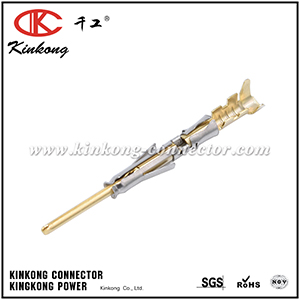 SP20W1F PIN CONTACT, STAMPED, SIZE 20, GOLD FLASH, WIRE RANGE 0.34-0.50MM², 22-20AWG, 5A. COMPATIBLE TO PART SM20W3J