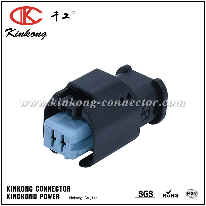 1801175-2 2 pole receptacle wire connectors CKK7021L-2.5-21