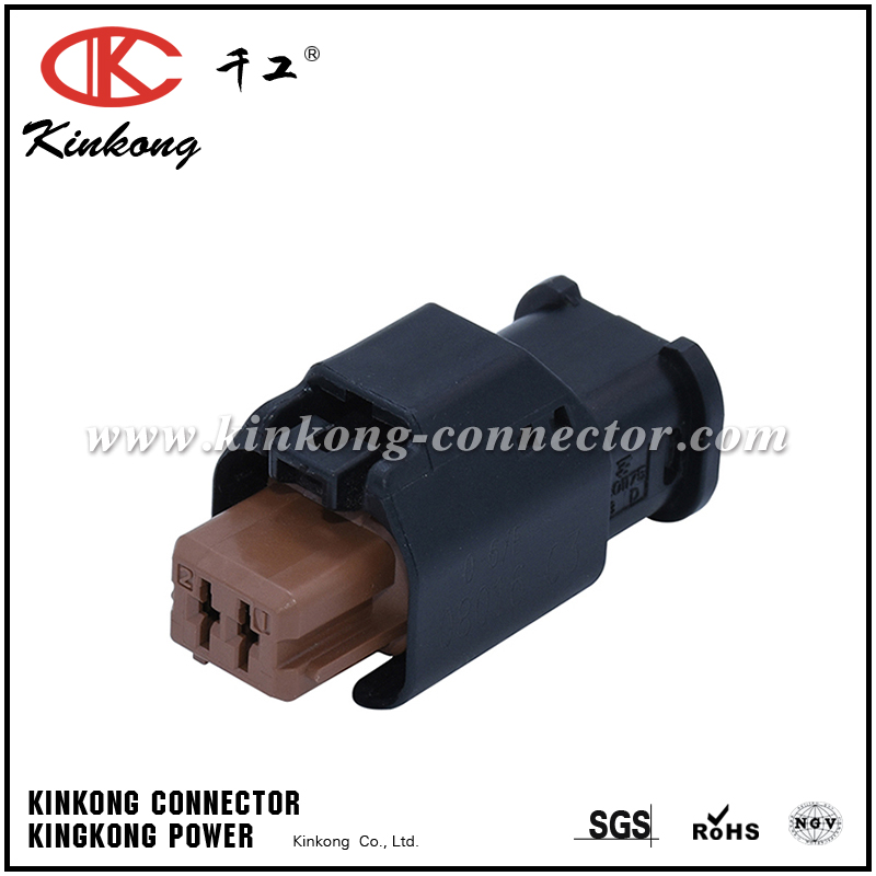 1801175-6 2 hole female cable connector for TE CKK7021N-2.5-21