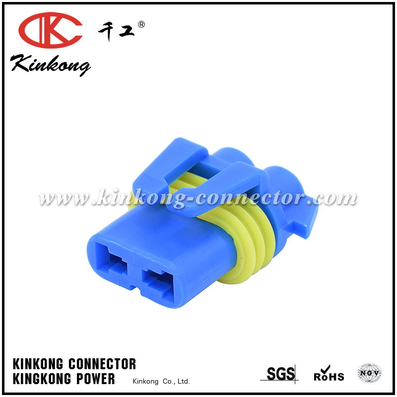 2 way female electrical wiring connector CKK7022C-2.8-21