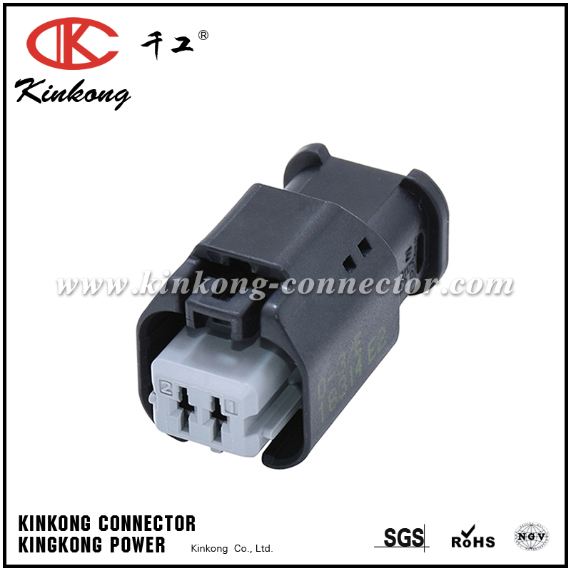1801175-3 2 pole female Sensor Flat Contact System connector CKK7021G-2.5-21