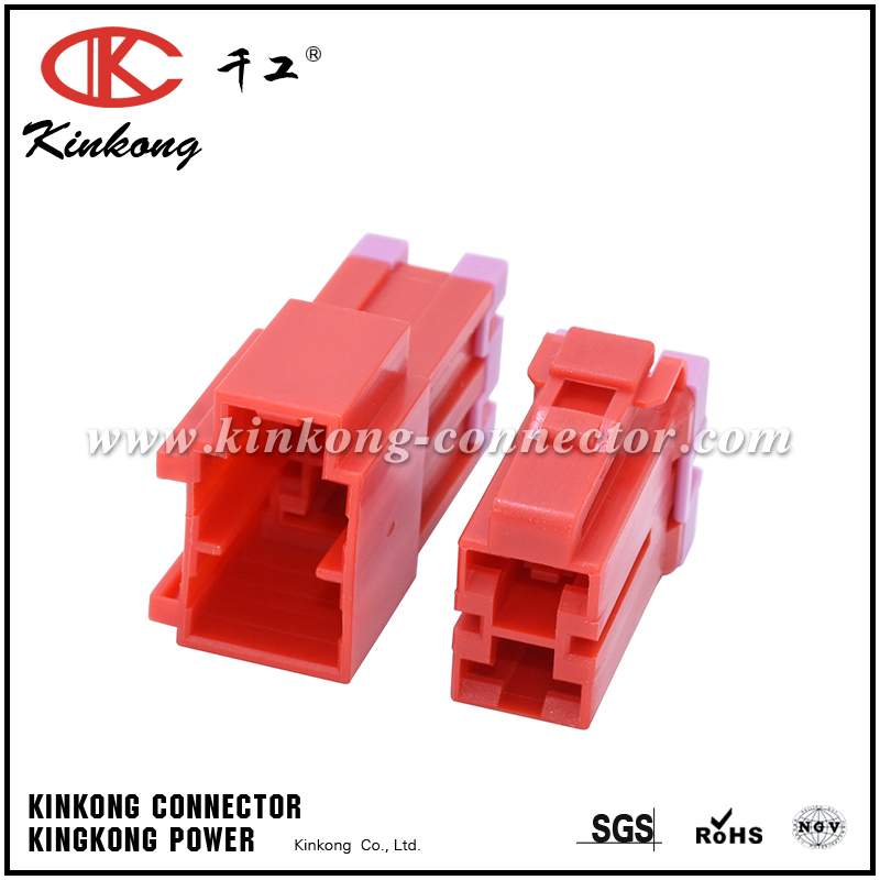 7123-4123-50 2 hole female automobile connector CKK5021R-9.5-21