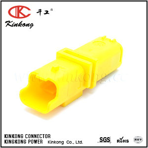 211PL022S4049 2 pin yellow male waterproof electrical connectors CKK7021E-2.5-11