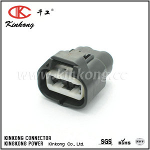 2 pin female pa66 plastic waterproof plug CKK7021K-6.5-21