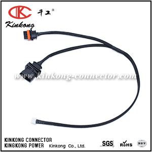 wire harness with 4P molex connector WC001
