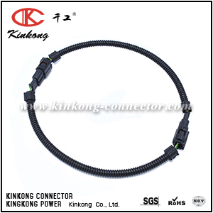 Wiring harness with 5 way automotive connectors WB001