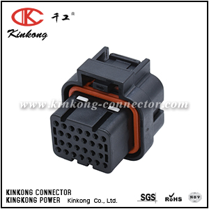 Kinkong customize 26 way female waterproof wire connector CKK726D-1.6-21