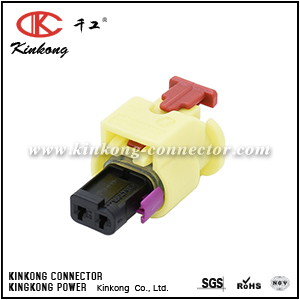 6R0 973 323 1-1718643-4 2 pole receptacle Injector connector 