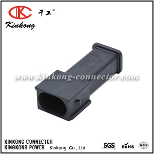 2 hole male waterproof wire harness plug  CKK7023C-1.5-11