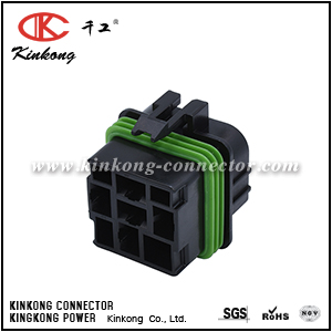 12092605 5 Way Base, 4 usable Black Metri-Pack 630 Sealed Female Connector Assembly, Max Current 46 amps CKK7042A-6.3-21