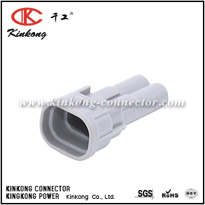 2 pole male waterproof cable connector CKK7024-2.0-11