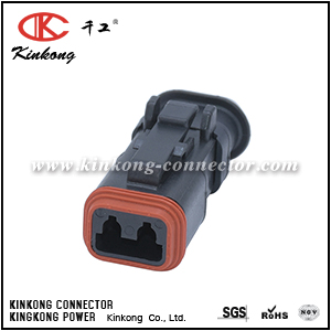 DT06-2S-EP11 2 way receptacle DT series electrical connector 
