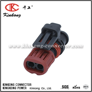 1337245-3 2 PIN AMP replacement female electrical connector CKK3022Q-1.5-21