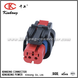 776427-1 2 ways receptacle waterproof car connector for CAT Excavator CKK3025R-1.5-21