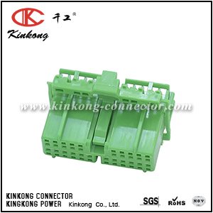 IL-AG5-22S-D3C1 Female Housing OBD2 Civic Green Chassis 22 way wiring connector CKK5222E-0.7-21