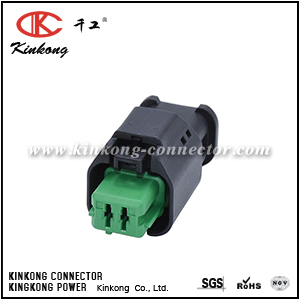 1801175-5 2 hole female Engine Fan Socket Water Temp Sensor Plug Thermostat Conenctor Automotive For BMW MIN CKK7021R-2.5-21