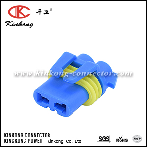 12059183 12059185 2 pole female blue automotive connectors CKK7022S-2.8-21