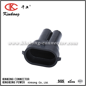 2 pin male waterproof crimp connectors CKK7023B-2.8-11