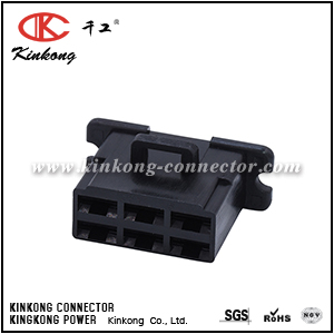 6 hole female auto connectors CKK5066B-6.3-21
