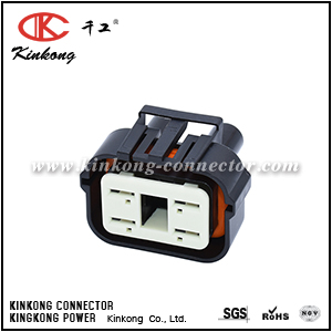 344080-1 4 hole female automotive electrical connectors CKK7047-6.3-21