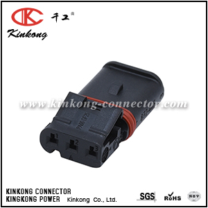 872-405-501 3 hole female electrical connector CKK7032Y-1.0-21