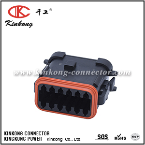 DT06-12SA-CE11 12 way female automotive connector DT06-12SA-CE11-001