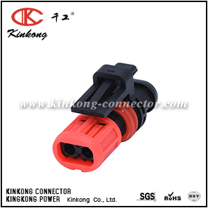 1337245-3 2 way AMP replacement female electrical connector 1121700215ZG001 CKK3022Q-1.5-21