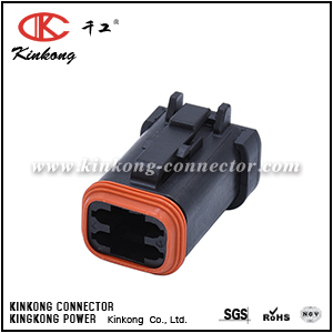 DT06-4S-CE05 4 ways female electric connector DT06-4S-CE05-001