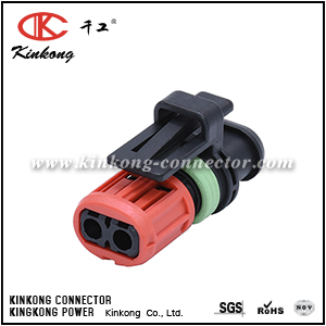 1337245-3 2 way AMP replacement female electrical connector 1121700215ZG001 CKK3022Q-1.5-21