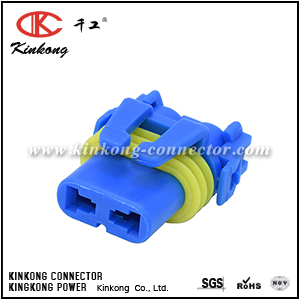 2 way female electrical wiring connector 1121700228GL001 CKK7022C-2.8-21