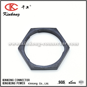 AHDP24-PN01-001 AHDP24-PN01 Amphenol Industrial Black Panel Nut, Shell Size 24 for use with Rear Mounting Housing