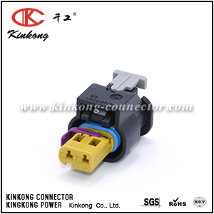 4F0 973 702A,2112985,0-212986-4,2 way black female Injector connector 1121700210EC001 CKK7022KA-1.0-21