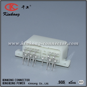 172038-1 TE 11 Ways Natural Right Angle PCB Connector CKK5116WA-2.8-11
