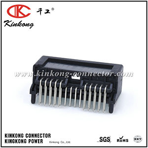 34826-0240 Male 24 Pins Non-Waterproof Right Angle PCB Mount Header CKK5242BA-0.7-11