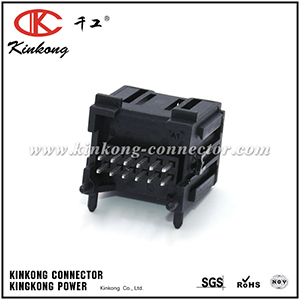 2322613-1 PCB Mount Header, Vertical, Wire-to-Board, 12 Position,2 row,Black CKK5123BS-0.6-11