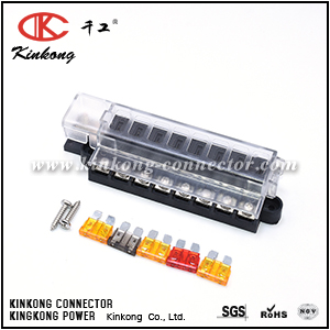 1 in 8 out Fuse Holder without 4A Fuse