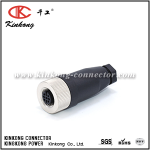 9904361405-Equivalent 5 way female Socket Circular M12 99-0436-14-05