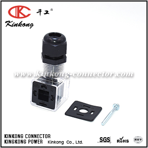 CKK-DCF-PG11 Kinkong10A 250V PG11 connector 3-core solenoid valve, including gasket screws