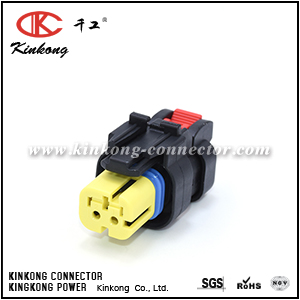 776427-3 waterproof 2 hole auto female connector 1121700215GY002 CKK3025Y-1.5-21